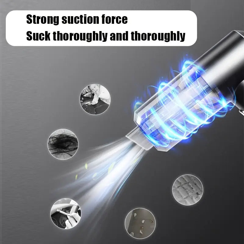 Bärbar Trådlös Handdammsugare – Kraftfull för Bil & Hem