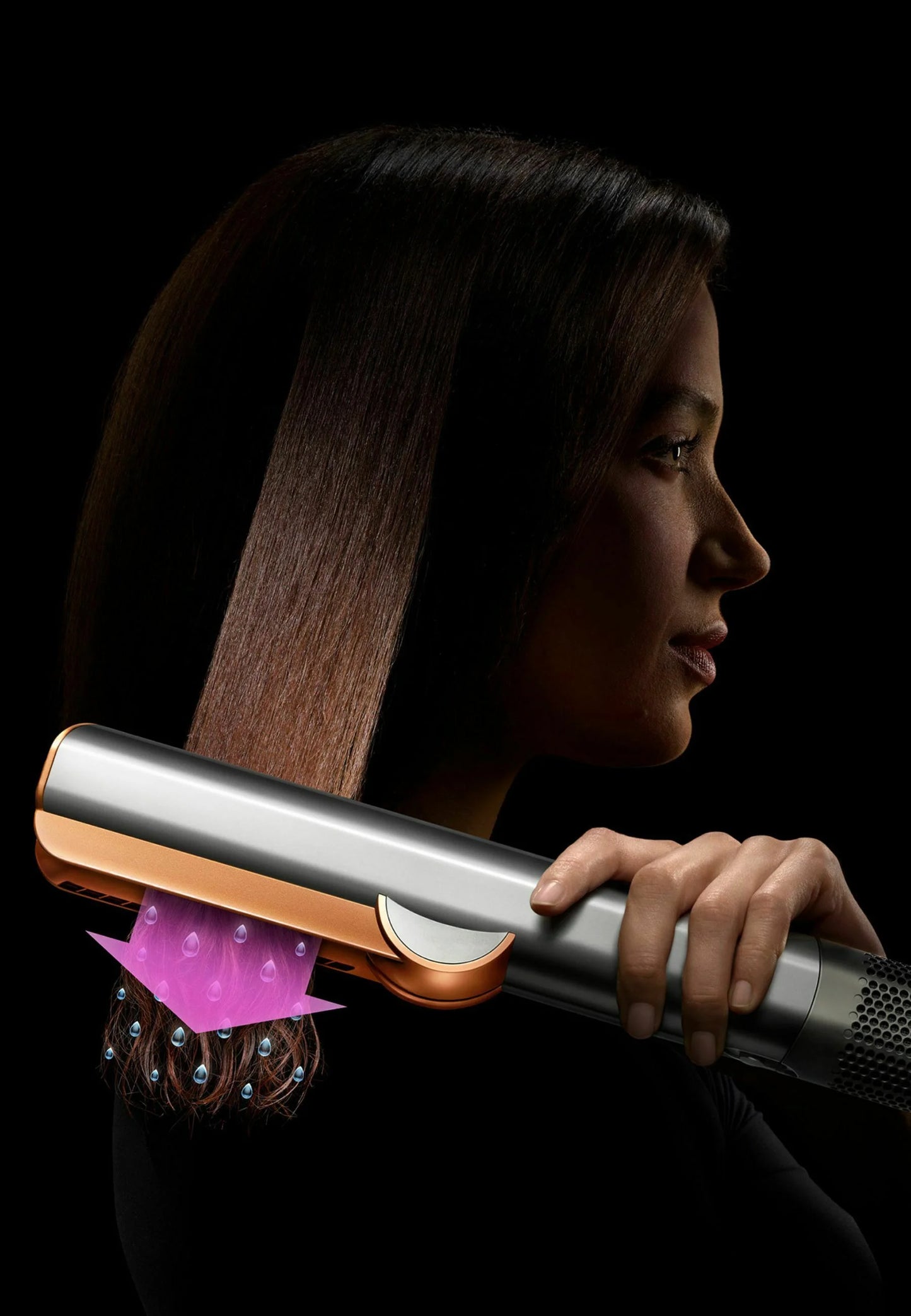 Dyson Airstrait™ Glätteisen und Haarstyler (Kupfer)