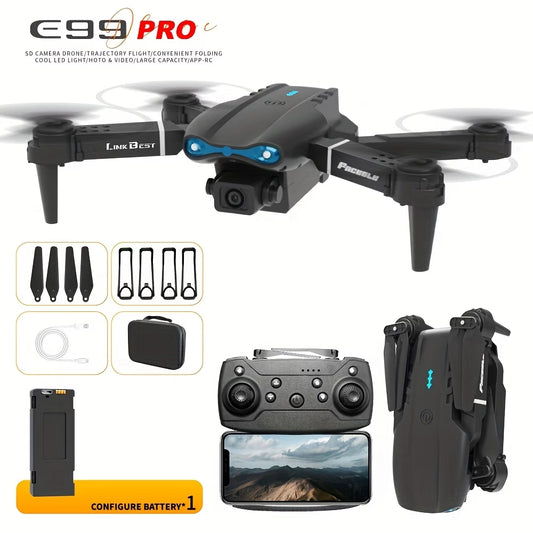 Lättviktsdrönare 92 g med dubbelkamera, 480P, GPS & RC – perfekt för nybörjare, barn & vuxna