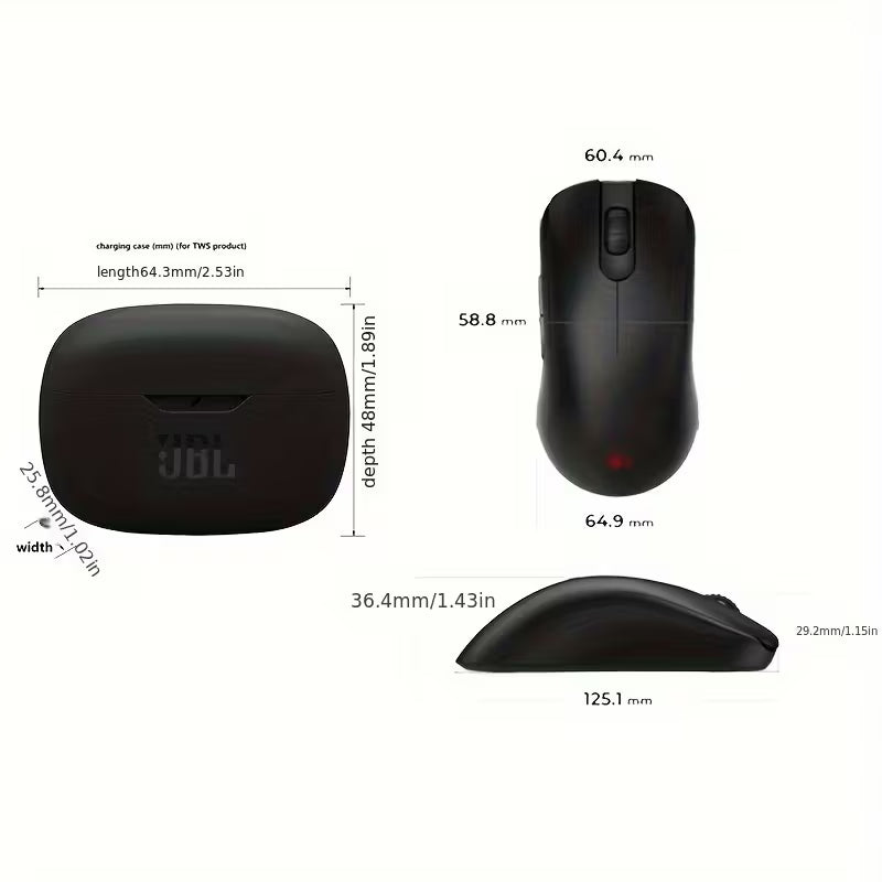 JBL Tune Flex True Wireless Hörlurar – Aktiv Brusreducering, Kraftfullt JBL-ljud & Komfortabel Passform